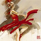 Lost in The Storm Paintings - Lost in Motion by Kitty Meijering